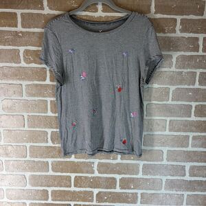 American Eagle Soft & Sexy Women’s Medium Unique Top Black-white Short Sleeves